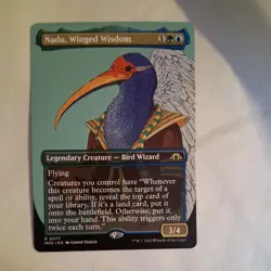 Nadu, Winged Wisdom (Borderless) Modern Horizons 3 Regular - Image 1
