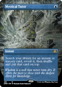 Mystical Tutor (Borderless) Dominaria Remastered Foil - Image 1
