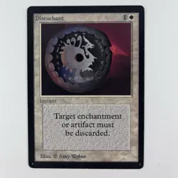 MTG Disenchant Beta Magic The Gathering Card - Image 1