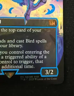 Traveling Chocobo (Borderless) (Neon Ink Blue) Final Fantasy Foil - Image 5