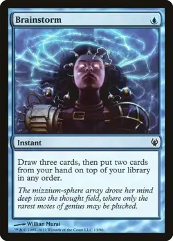 Brainstorm 1x  MtG Duel Decks: Izzet vs. Golgari SP/NM - Image 1