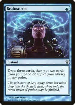 Brainstorm 1x  MtG Duel Decks: Izzet vs. Golgari SP/NM - Image 2