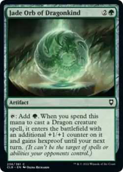 Jade Orb of Dragonkind Commander Legends: Battle for Baldur's Gate Regular - Image 1