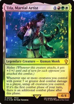 Tifa, Martial Artist Commander: Final Fantasy Foil MTG Magic The Gathering - Image 2