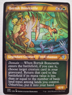 Bortuk Bonerattle Dominaria United Showcase, Magic the Gathering, NM MTG CCG TCG - Image 3