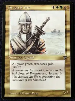 Jacques Le Vert - Legends - NM/Unplayed - MTG - Image 1