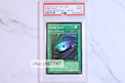 Yugioh / LOB-052 / 1st edition (Wavy) / Dark Hole / Super Rare / PSA 9 - Image 3