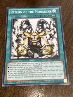 Yu-Gi-Oh! TCG Return of the Monarchs SR01-EN026 1st Edition Common LP - Image 15