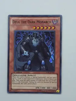 YuGiOh! Delg The Dark Monarch Super Rare STBL-EN037 1st Ed - Image 3