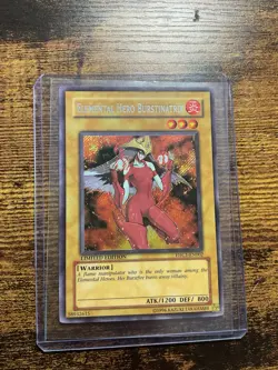 Lightly Played, English Yu Gi Oh Elemental Hero Burstinatrix - EHC1-EN002 - Secr - Image 13