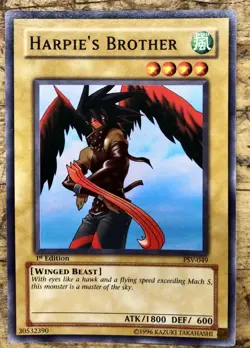 Yugioh Harpie's Brother PSV-049 1st Edition Near Mint English Common - Image 1