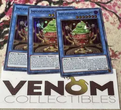 3x (M/NM) - Impcantation Chalislime - GEIM-EN047 - Super Rare 1st Edition YuGiOh - Image 2