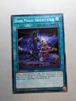 LEDD-ENA18 Dark Magic Inheritance Common 1st Edition Yugioh Card - Image 1