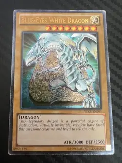 Yugioh Blue-Eyes White Dragon YSKR-EN001 Ultimate Rare Unlimited HP - Image 1