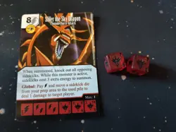 Dice Masters Slifer the Sky Dragon Thunderforce Attack #108 Super Rare Yu-Gi-Oh - Image 1