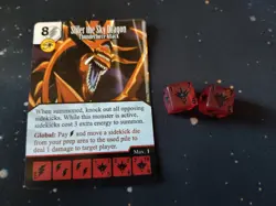 Dice Masters Slifer the Sky Dragon Thunderforce Attack #108 Super Rare Yu-Gi-Oh - Image 2