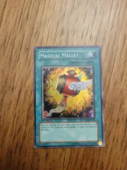 YuGiOh! Magical Mallet DP2-EN024 Super Rare 1st Edition Duelist Pack 2 - Image 1
