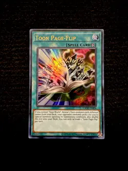 🔥 YUGIOH • TOON PAGE FLIP • TOCH-EN004 • ULTRA RARE • UNLIMITED • NM/M 🔥 - Image 6