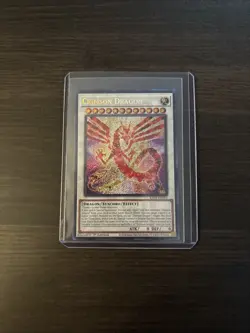 Crimson Dragon RA04-EN061 Yu-Gi-Oh! Card In Excellent Condition ￼ - Image 1