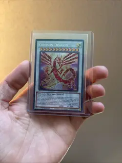 Crimson Dragon RA04-EN061 Yu-Gi-Oh! Card In Excellent Condition ￼ - Image 3