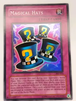 Yu-Gi-Oh! TCG Magical Hats Pharaoh's Servant PSV-033 Unlimited Super Rare LP - Image 1