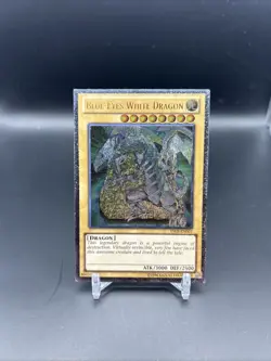 Yugioh! Blue-Eyes White Dragon (UTR) YSKR-EN001 Ultimate Rare MP - Image 1