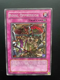 Yugioh Royal Oppression LOD-091 1st Edition Rare LP/MP - Image 1