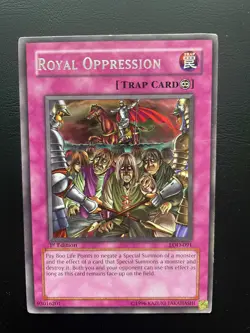 Yugioh Royal Oppression LOD-091 1st Edition Rare LP/MP - Image 5