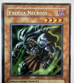 Yugioh Exodia Necross MC2-EN003 Limited Edition Secret Rare Creased - Image 10