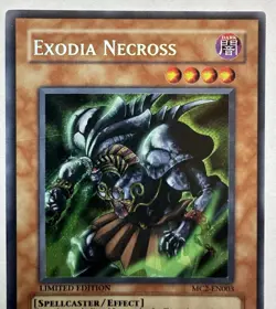 Yugioh Exodia Necross MC2-EN003 Limited Edition Secret Rare Creased - Image 3