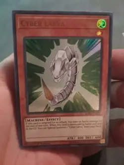 Yu-Gi-Oh Cyber Larva First Edition Ultra Rare BLRR-EN019 - Image 3