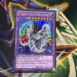 Yugioh! Cyber Twin Dragon SDCR-EN037 Ultra Rare Unlimited NM - Image 1