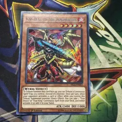 Yugioh! Ignis Heat, the True Dracowarrior FIGA-EN053 Secret Rare 1st Edition NM - Image 1