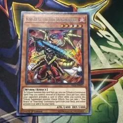 Yugioh! Ignis Heat, the True Dracowarrior FIGA-EN053 Secret Rare 1st Edition NM - Image 3