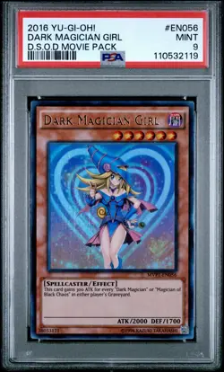 Yugioh PSA 9 Dark Magician Girl MVP1-EN056 Ultra Rare Unlimited Edition - Image 3