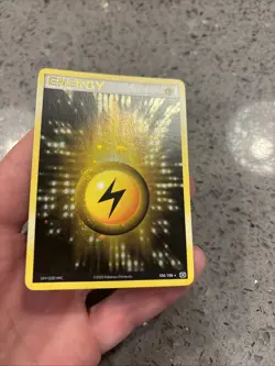 Pokemon TCG Lightning Energy Holo Card 104/106 Emerald 2005 TWO SWIRLS - Image 4