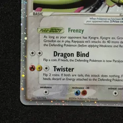 Rayquaza EX Holo Black Star Promos (Promo 039)  2006 Pokemon Card ZJU-1UN-SLA NM - Image 7