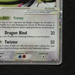 Rayquaza EX Holo Black Star Promos (Promo 039)  2006 Pokemon Card ZJU-1UN-SLA NM - Image 8