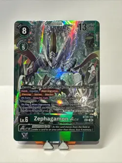 Digimon Card Game Zephagamon ACE Alt Art SEC BT20-101 Special Booster 2.5 AUC - Image 1