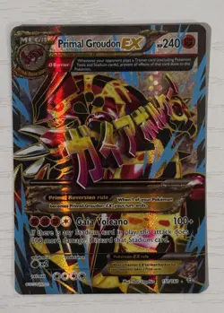 pokemon card Primal Groudon EX (Omega - 151 Full Art) 151/160 - Image 2