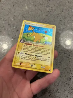 Ampharos 1/115 EX Unseen Forces Pokemon Card, Reverse Holo Rare Stamped - Image 4