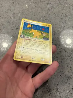 Ampharos 1/115 EX Unseen Forces Pokemon Card, Reverse Holo Rare Stamped - Image 6