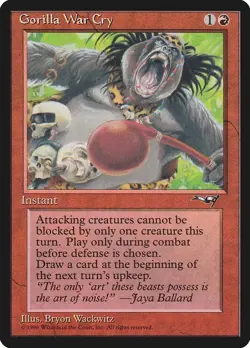 Gorilla War Cry Alliances Regular MTG - Image 1