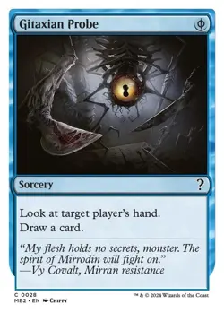 MTG: Gitaxian Probe - White Border (MB2 #028) - NM - Image 1