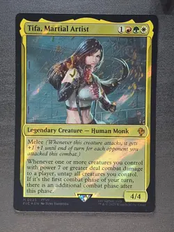 Tifa, Martial Artist (Surge Foil) M0225 -MTG Commander: Final Fantasy - Image 1