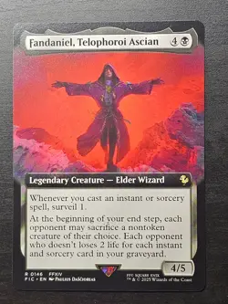 Fandaniel, Telophoroi Ascian (Extended Art) R0146 - MTG Commander: Final Fantasy - Image 1
