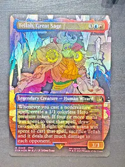 Tellah, Great Sage (Borderless) R0349 - MTG: Final Fantasy - Foil - Image 1