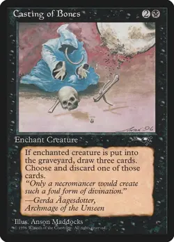 Casting of Bones (Hooded Figure) Alliances MTG - Image 1