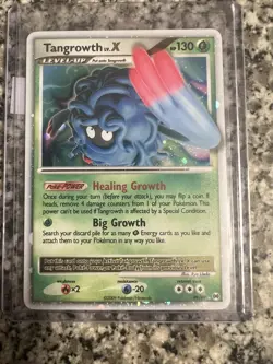 Pokemon TCG Tangrowth LV.X Arceus Holo Rare Card 99/99 - Image 1