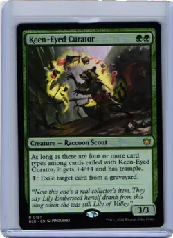 Keen-Eyed Curator BLB Bloomburrow MTG 181 RARE M/NM - Image 1